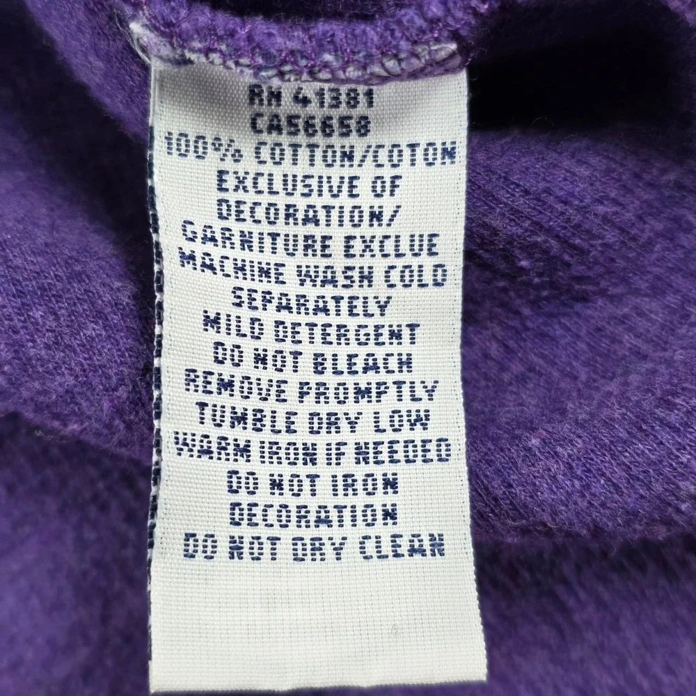 Polo Ralph Lauren Mens Medium Purple 1/4 Zip Cotton Knit Pullover Sweater Pony